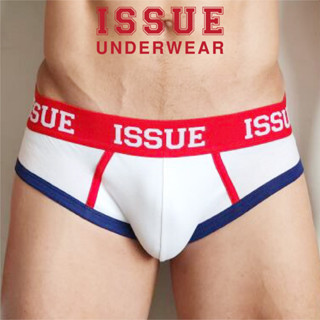 Exclusive ISSUE UNDERWEAR  Brief Fashion กางเกงชั้นในชาย สีแฟชั่น สีขาว