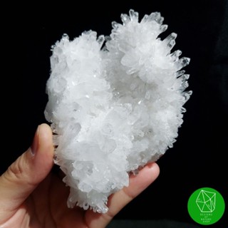 ผลึกควอตซ์แบบพุ่มเล็กๆ Quartz Cluster หรือ Flower Quartz