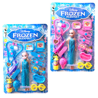 Disney Frozen Dr.Expert Fashion Doll ตุ๊กตาบาร์บี้เจ้าหญิงโฟรเซ่น เจ้าหญิงหิมะ พร้อมอุปกรณ์การตรวจรักษาคนไข้