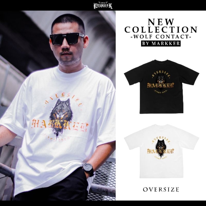 MARKKER OVERSIZE - Collection Wolf Contact (ออกแบบมาใน LOGO WOLF) ทรง OVERSIZE
