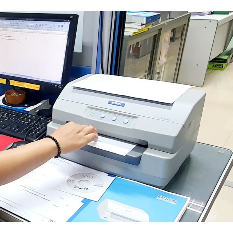 Epson plq20 ประกัน1ปี(เครื่องใหม่แกะกล่อง) เครื่องพิมพ์เช็ค เครื่องพิมพ์สมุดบัญชี มีเซอร์วิส