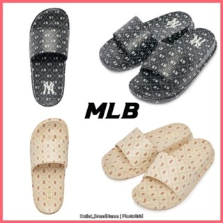 รองเท้าแตะ MLB Chunky Mound Dia Monogram ใส่ได้ทั้ง ชาย หญิง [ ของแท้💯 พร้อมส่งฟรี ]