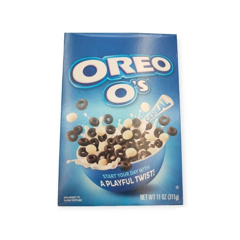 Post Oreo O's Cereal ซีเรียลอบกรอบรสช็อคโกแลต และรสวานิลลา 311 กรัม
