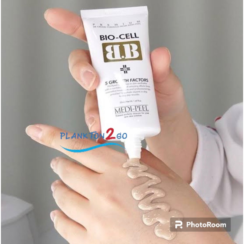เมดิพีล Medi-Peel Bio-Cell BB Cream 50mL บีบีครีมเนื้อบางเบา ปรับสภาพผิวให้กระจ่างใส ผลิต 4/23