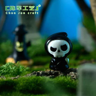 A020 ตุ๊กตาจิ๋ว ชุดผีน้อย ฮาลาวีน Halloween สำหรับตกแต่งสวนถาด แต่งสวนจิ๋ว บ้าน เค้ก ของขวัญ