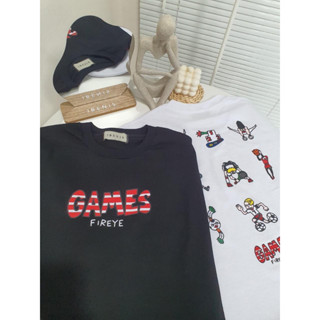 Oversized เสื้อยืดโอเวอร์ไซส์ลายGAME FIREYE