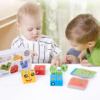 🏷 เกมกระดานเปลี่ยนหน้า | พร้อมส่ง 🏷เกมลูกเต๋าเปลี่ยนอารมณ์ 64 แบบ Rubik's cube (36month+)