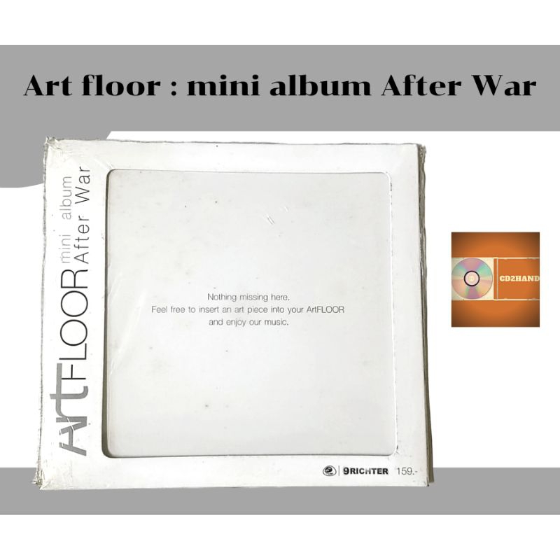 แผ่นซีดีเพลง แผ่นcd อัลบั้มเต็ม วง art floor อัลบั้ม mini album After War (มือ1ซิลปิด) ค่าย rs.promotion
