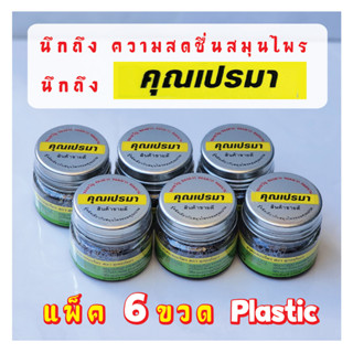 ยาดมคุณเปรมา 6 ขวด(ขวดพลาสติก)