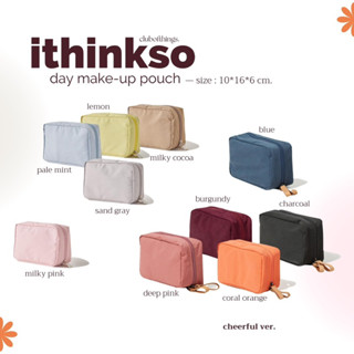 ꔛ pre-order ꔛithinkso day make-up pouch 14 สี💘ซื้อก่อนผ่อนทีหลัง💘