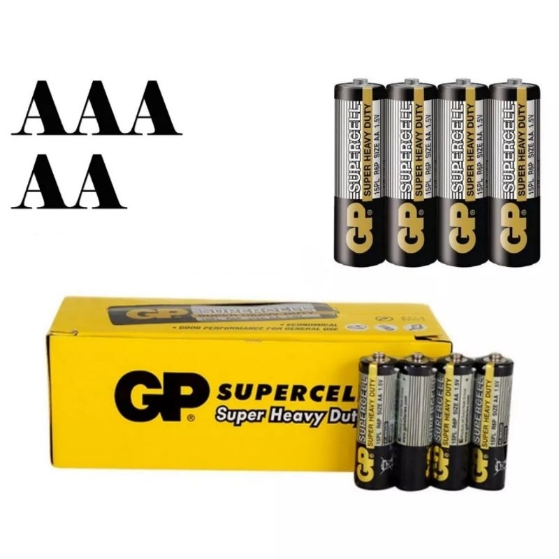 sale ราคาส่ง GP Supercell Carbon Zinc ถ่าน AA AAA 1.5V ถ่านของเล่น .