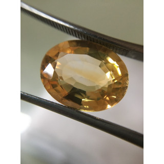 (ลดแร๊งส์) CITRINE ซิทรินแท้ 5.84 กะรัต สีเหลืองอ่อน เนื้อสวย ใสไฟดีค่ะ