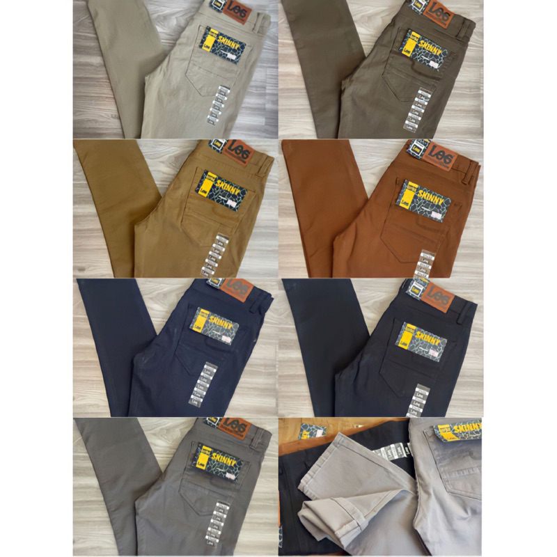 กางเกงขาเดฟผู้ชาย ผ้าคอตตอนนุ่มนิ่ม ผ้ายืด ใส่สบาย #LeG ไซส์ 28-36