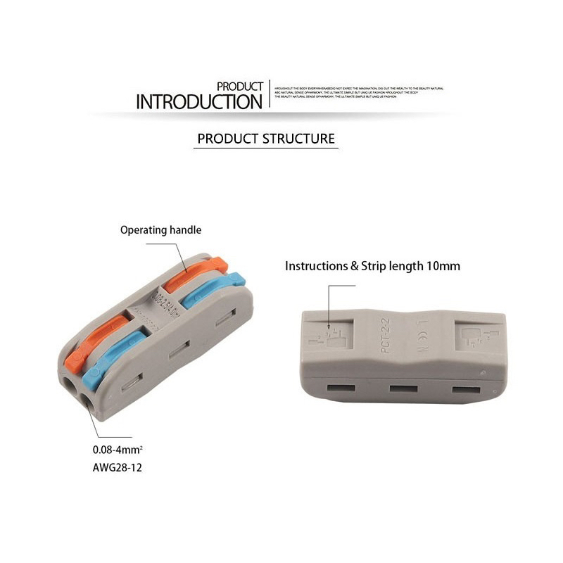 ข้อต่อสายไฟ ขั้วต่อสายไฟ Connector Terminal ตัวเชื่อม รูปที่ 5