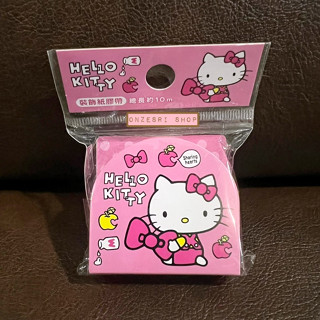 Masking Tape from Sanrio Taiwan ลาย Hello Kitty สีชมพู ขนาด 1.5 ซม. x 10 ม.