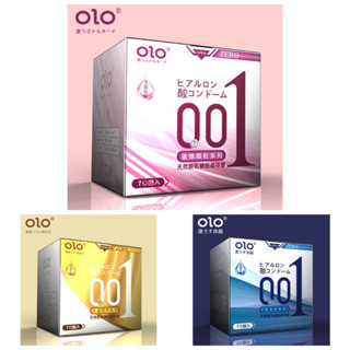 ถุงยางอนามัย OLO 1กล่องมี10ชิ้น