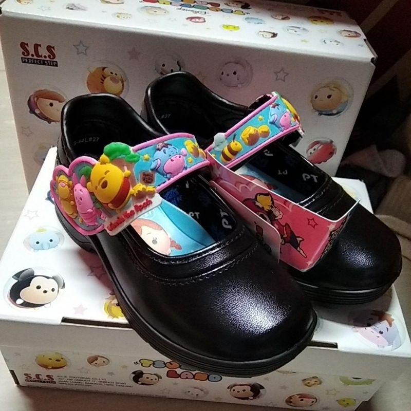 POPTEEN🍒#รองเท้านักเรียนอนุบาลหญิงสีดำซูมซูม #ขนาด27-31 #พร้อมส่ง #Popgirl#zoomzoom🇨🇷