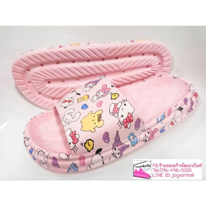 Sugus รองเท้าแตะ นิ่มมาก น่ารัก Sanrio พื้นโซฟา ขนาดปกติ เบอร์36-41