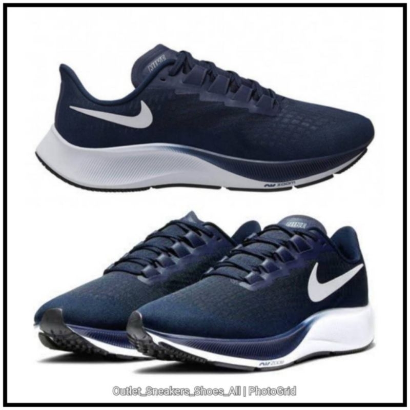 รองเท้า Nike Air Zoom Pegasus 37 Navy Blue Unisex ชาย หญิง [ ของแท้💯 พร้อมส่งฟรี ]