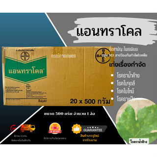 แอนทราโคล® (Antracol®) (ขนาด 500 กรัมx20 ชิ้น) ขนาด 500 กรัม จำนวน 1 ลัง***