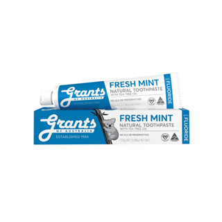 Grants Fresh Mint  Natural Toothpaste แกรนท์ ออฟ ออสเตรเลีย เฟรชมิ้นท์ 110g.