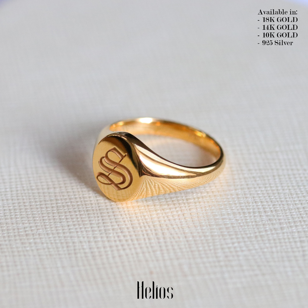Signet Ring – Oval Shape เครื่องประดับเงินแท้ 925 Silver ราคา ถูกที่สุด ดีลบีเคเค แกลเลอรีภาพที่ 2