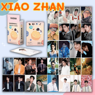 ✅พร้อมส่ง✅ Lomo Card Xiao Zhan เซียวจ้าน โลโม่การ์ดพิมพ์สี 2 ด้าน 50 ใบ