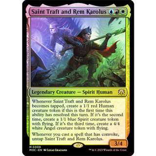 [MTG] Saint Traft and Rem Karolus [MOC] [MULTI] [MYTHIC] [FOIL] [ENG] (การ์ดเมจิค / Magic the Gathering)