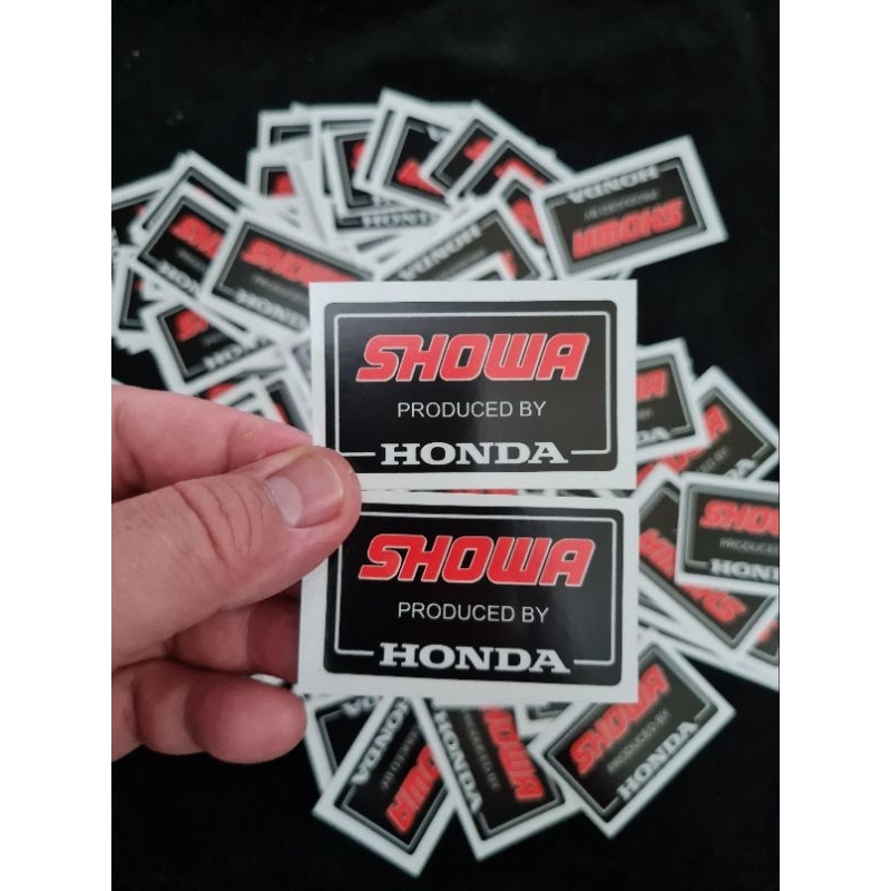 สติ๊กเกอร์ใสติดโช็ค Showa  Honda