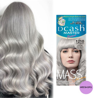 Dcash Master Primer Mass Color Cream AH1210 สีบลอนด์อ่อนมากที่สุดประกายเทา