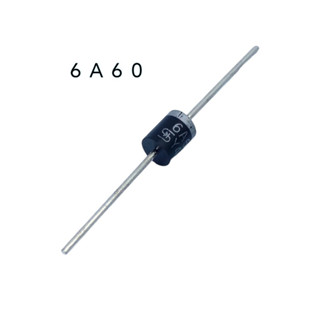 6A60 ไดโอด Diodes 6A 600 Volts Taiwan Semiconductor Silicon Rectifier Diodes (4 PCS)