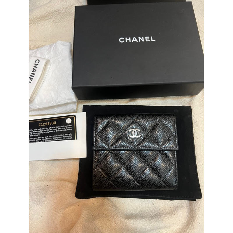 Very Like New✨Chanel Bifold Wallet Holo21 L SHW สวยมากจ้า