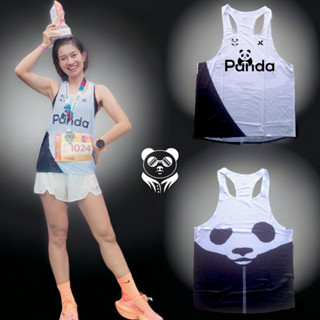 เสื้อวิ่ง งานพรีเมี่ยม ไร้ตะเข็บ jksport x panda project