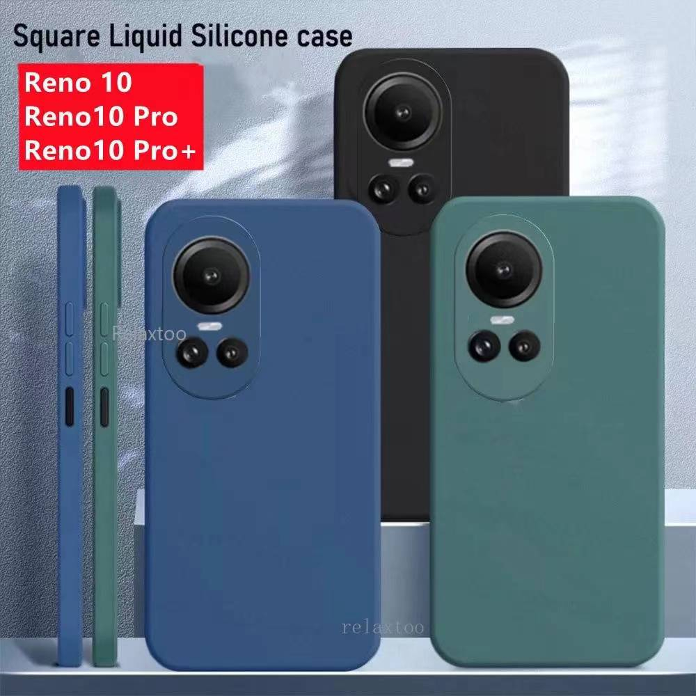 Reno11 F 5G/Reno11 5G/Reno11Pro 5GเคสTPU​นิ่ม​สีพาสเทลแบบคลุมกล้องRealme C67 4G/Reno10 5G/Reno10Pro 