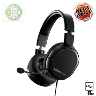 HEADSET (2.1) STEELSERIES ARCTIS 1 BLACK ประกัน 1Y หูฟัง หูฟังเกมมิ่ง หูฟังเล่นเกม เฮดเซ็ท เกมมิ่งเฮดเซ็ท