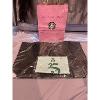 Blackpink X Starbucks Tote Bag 2023 กระเป๋าสะพาย  แท้100%