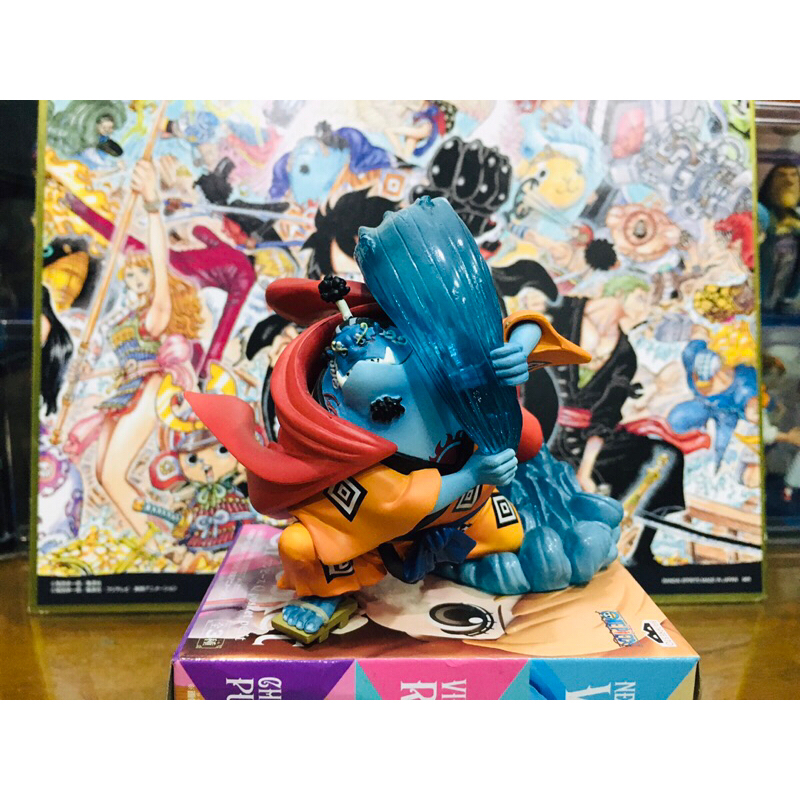 (เอฟเฟค) แท้100% จินเบ Jinbe Jinbei 7 เทพโจรสลัด แมวทอง One piece วันพีช Model โมเดล Figures ฟิกเกอร