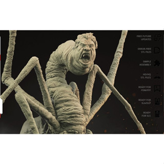 [โมเดลไม่ทำสี] Norris [The Thing] 3D printing model