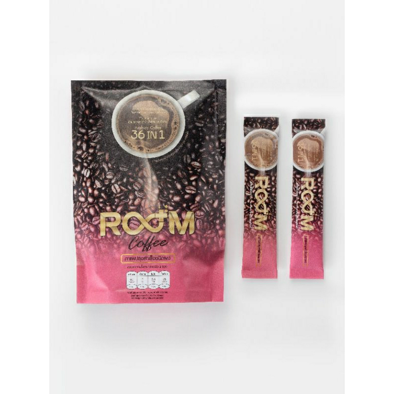 Boom Coffee กาแฟเพื่อสุขภาพ ไม่มีน้ำตาล (1 ห่อ มี 10 ซอง)