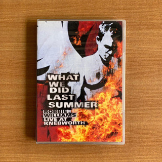 DVD : Robbie Williams What We Did Last Summer Concert Live at Knebworth (2004) [มือ 2] ดีวีดี คอนเสิร์ต