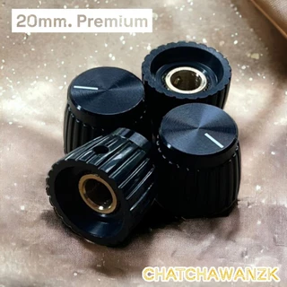 ลูกบิดวอลลุ่ม 20mm มีให้เลือก8สี แกน6มม.