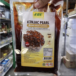 ไข่มุกบุกบราวน์ชูก้า / ในน้ำเชื่อม KONJAC PEARL ตรา JBU ขนาด 1กิโลกรัม