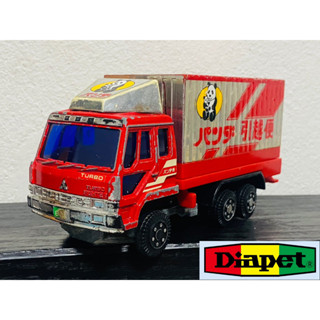 โมเดลรถเหล็ก รถบรรทุก รถขนของ Diapet yonezawa toys PANDA REMOVAL CAB