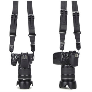 （สีดํา）สายคล้องกล้อง แนว Peak Design Leash VII สายกล้อง สายคล้องคอ Camera Strap Dslr Mirrorless คุณภาพดี เหมือนใช้ของแท้