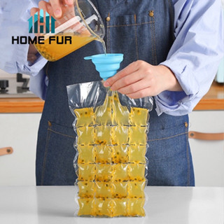 Home Fur ถุงทำน้ำแข็ง ถุงแม่พิมพ์ทำน้ำแข็ง แบบใช้แล้วทิ้ง (10ชิ้น/แพ็ค)