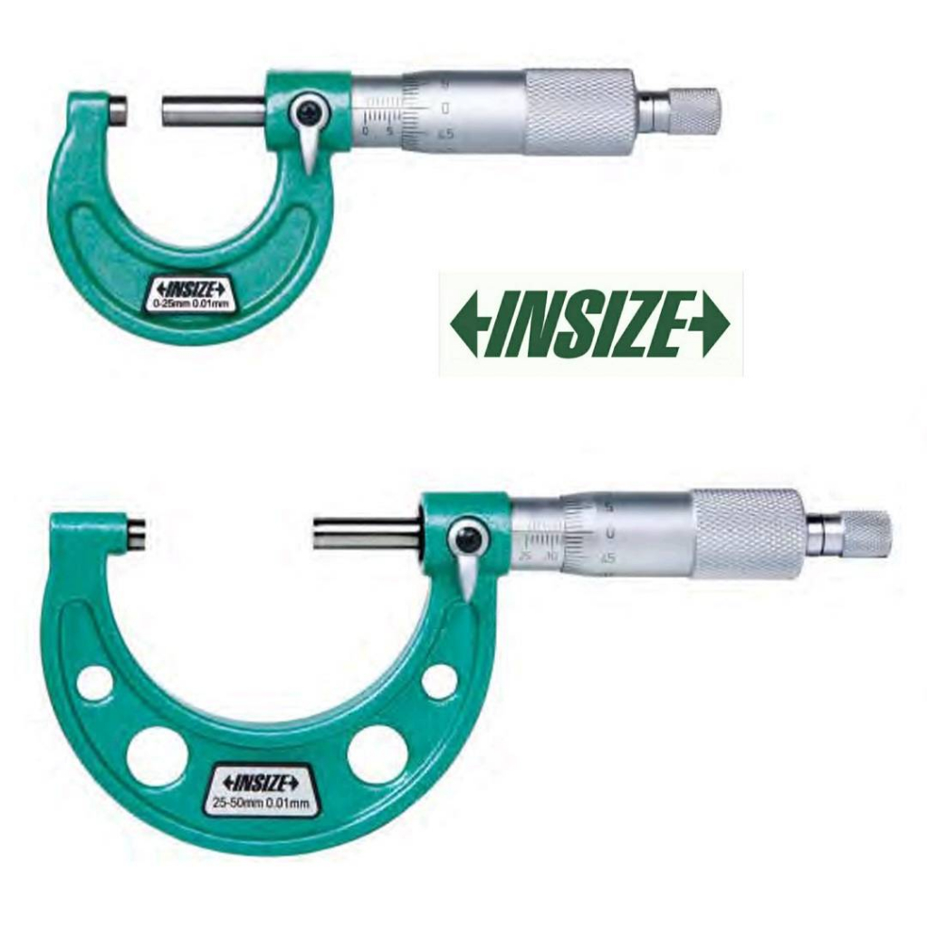 ไมโครมิเตอร์วัดนอก ดิจิตอล 0-25, 25-50, 50-75, 75-100 mm Digital Outside Micrometer INSIZE 3109