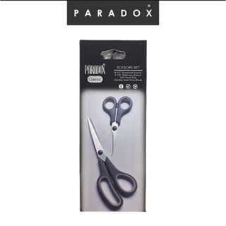 Paradox ชุดกรรไกร 2 ชิ้น SS 2pc Soft Touch Grip Scissors set