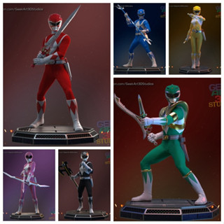 [โมเดลไม่ทำสี] Power Rangers 3D printing model