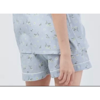 กางเกงนอนขาสั้น sliptosleep ลายดอก Camomile