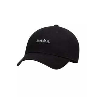 Nike ไนกี้ หมวกแก๊ป หมวกสีดำ Cap Club Unstructured JDI FB5370-010 BK (850)